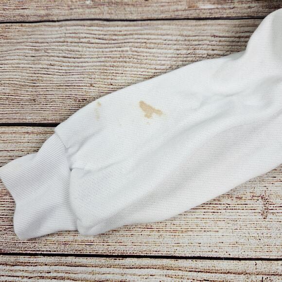 Vintage 90/80s B&J San Francisco Sweatshirt 3X ¼ Zip Sweatshirt USA Stained - Picture 7 of 8